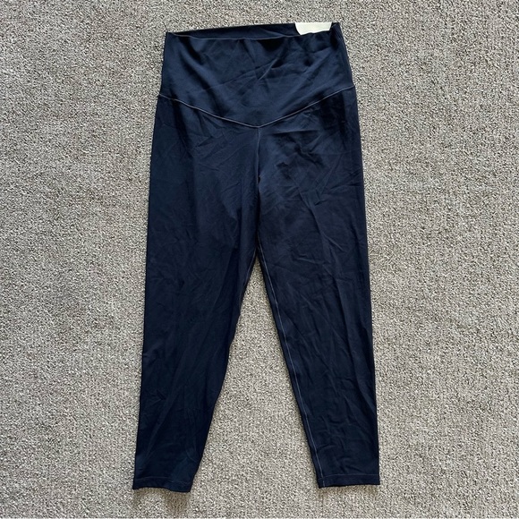 aerie Pants - Aerie Grayish Blue High-Waisted 7/8 Leggings Size Large Short